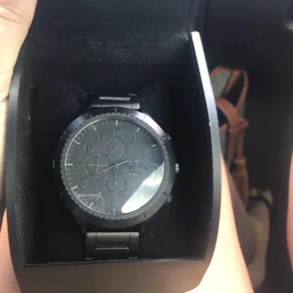 Armani Exchange black watch